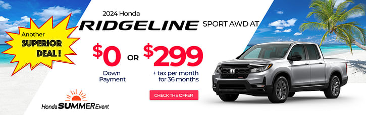 2024 Ridgeline Lease Offer