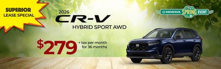 New CR-V Hybrid Lease Special