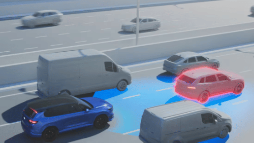 Honda Sensing® Adaptive Cruise Control, automatically adjusting speed to maintain a safe following distance from the vehicle ahead.