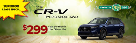 New CR-V Hybrid Lease Special