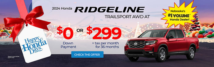 2024 Ridgeline Lease Offer