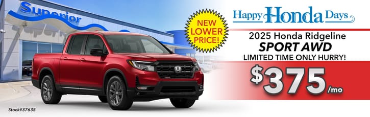 2025 Ridgeline Lease Offer