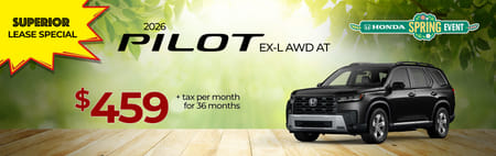 2026 Pilot Lease Special