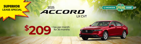 Accord Lease Special