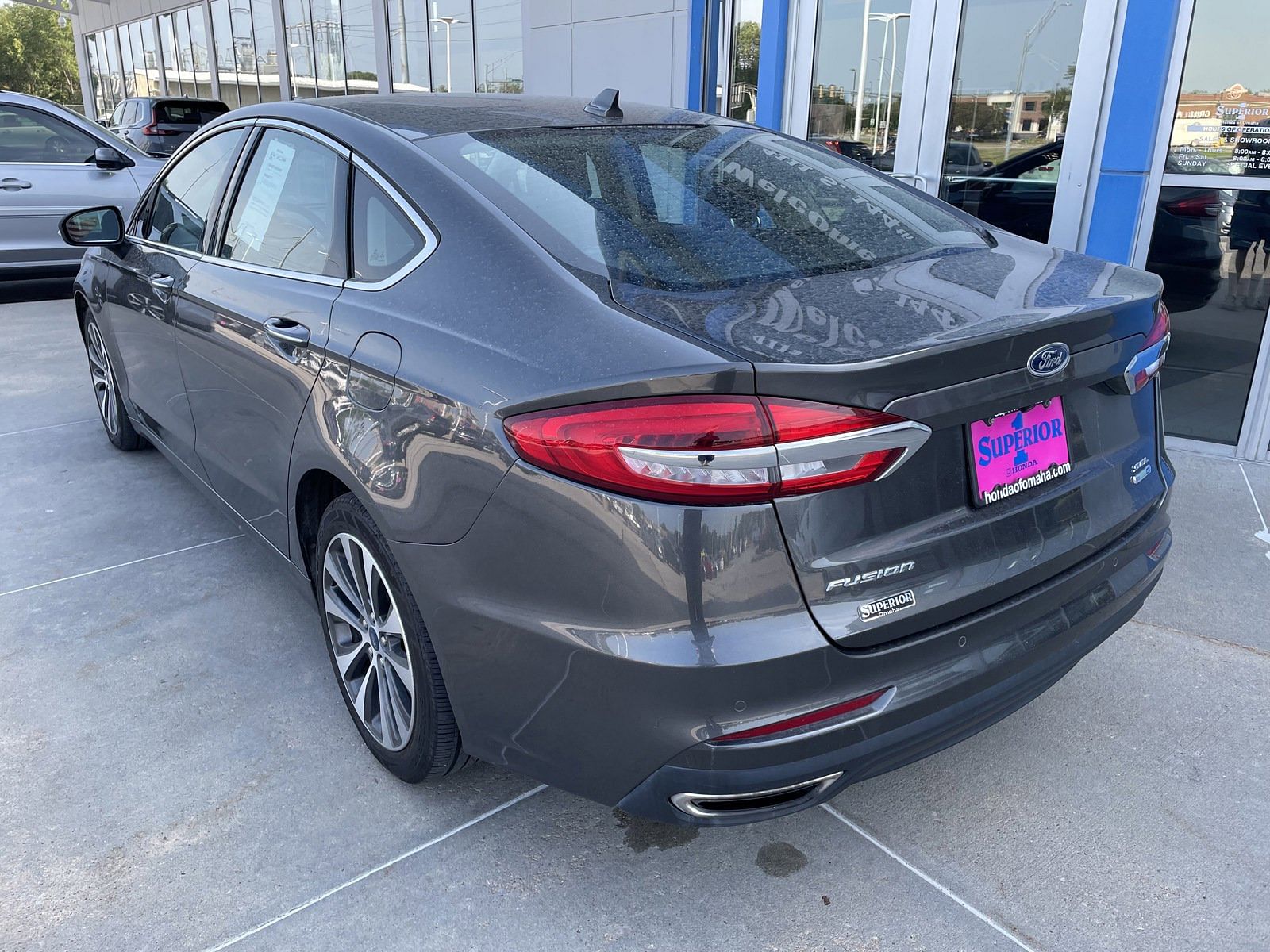 Used 2019 Ford Fusion SEL with VIN 3FA6P0E93KR133311 for sale in Omaha, NE