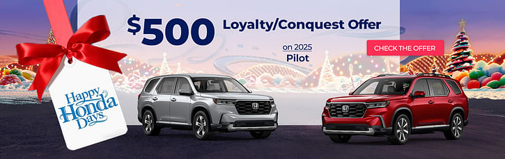 $500 Honda Loyalty/Conquest Offer	