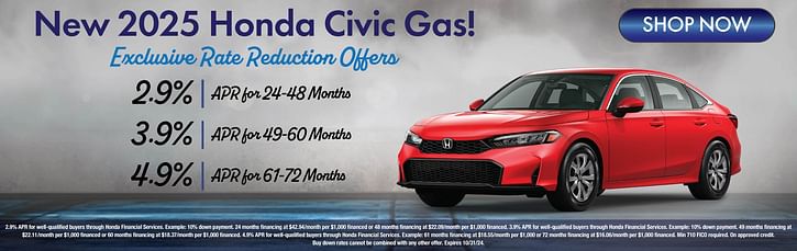 New 2025 Honda Civic Gas