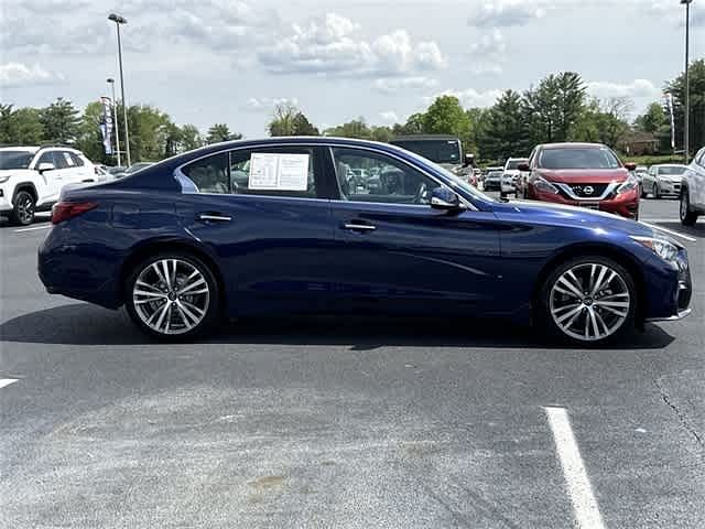 Used 2022 INFINITI Q50 SENSORY with VIN JN1EV7CR8NM341109 for sale in Roanoke, VA