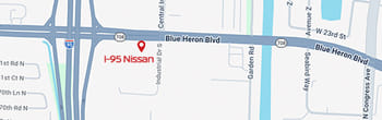 map of I-95 Nissan