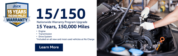 15-Year / 150,000-Mile Warranty