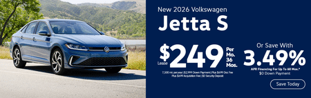 Lease 2026 VW Jetta S $249