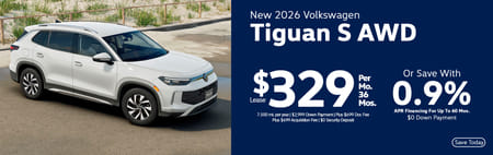 New 2026 VW Tiguan Finance Special