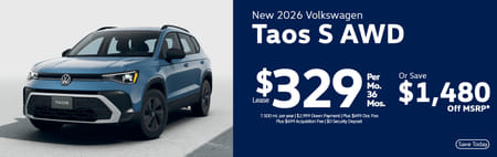 Lease 2026 VW Taos S $329