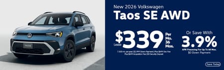 Lease 2026 VW Taos SE with Tech $339