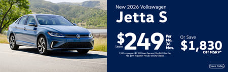 Lease 2026 VW Jetta S $249
