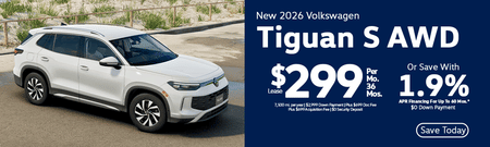 New 2026 VW Tiguan Finance Special