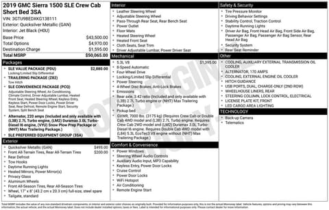 1 image of 2019 GMC Sierra 1500 SLE