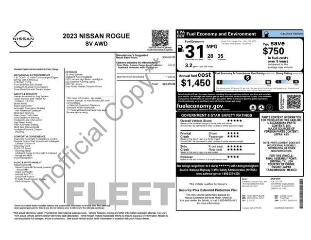 4 thumbnail image of  2023 Nissan Rogue SV