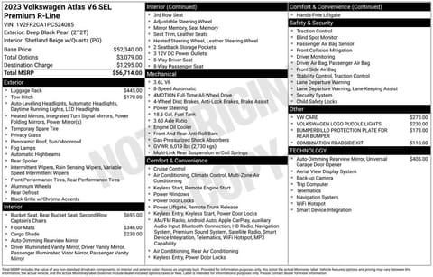 1 image of 2023 Volkswagen Atlas 3.6L V6 SEL Premium R-Line
