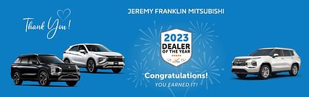 Jeremy Franklin Mitsubishi Dealer of the Year 2023