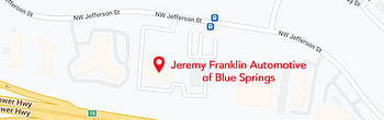 map of Jeremy Franklin of Blue Springs