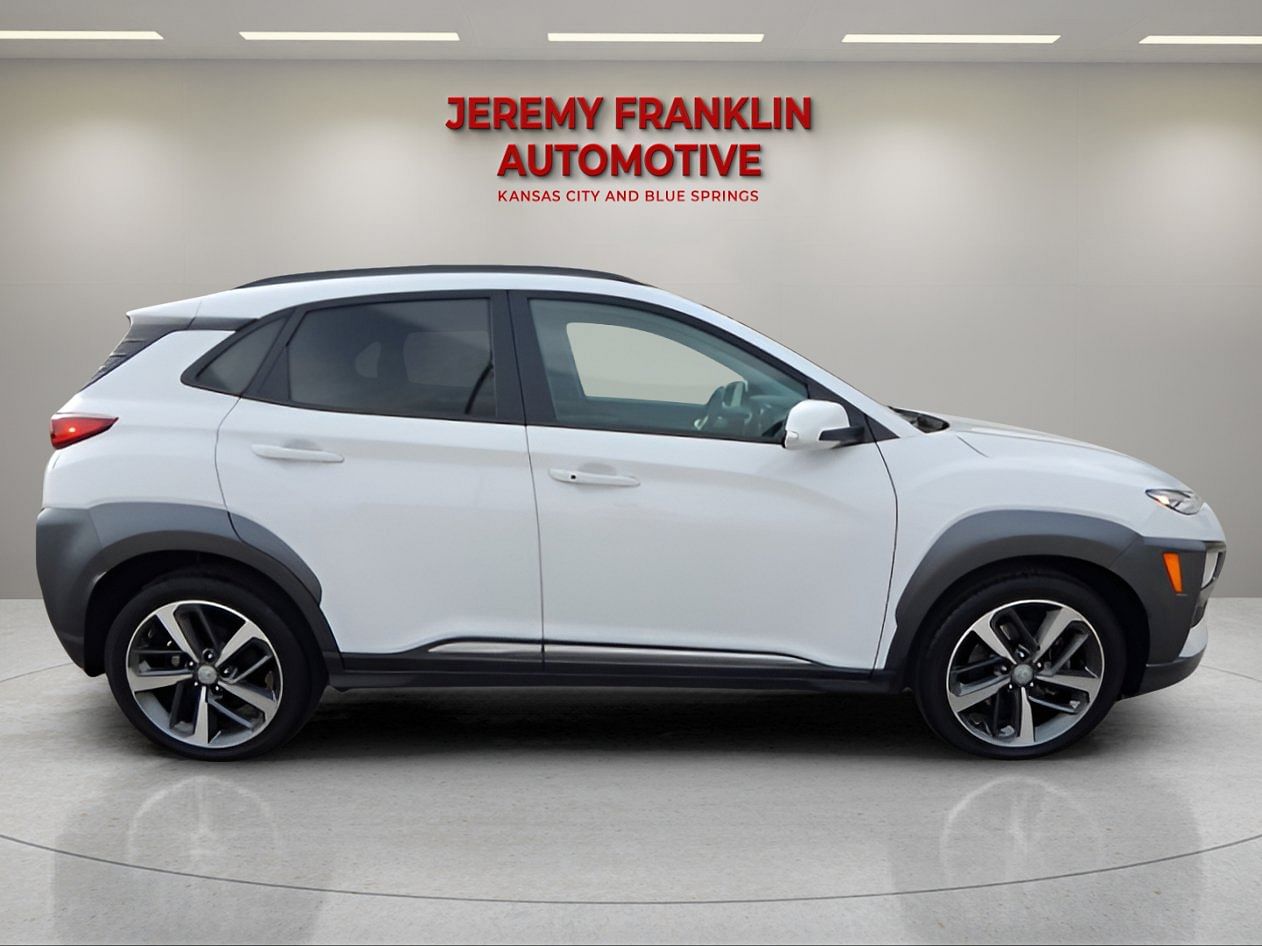 Used 2021 Hyundai Kona Ultimate with VIN KM8K5CA53MU669542 for sale in Kansas City