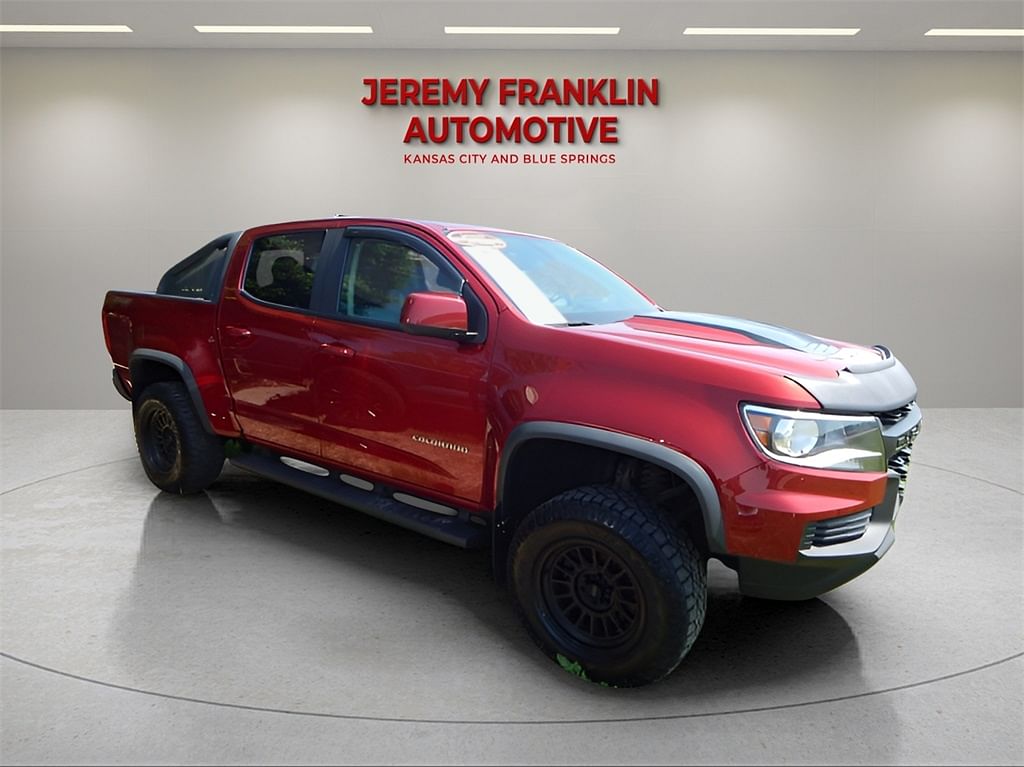 Used 2021 Chevrolet Colorado ZR2 with VIN 1GCGTEEN0M1258512 for sale in Kansas City