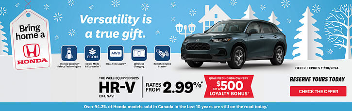 2025 HRV Loyalty Offer