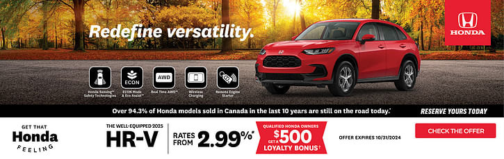 2025 HRV Loyalty Offer