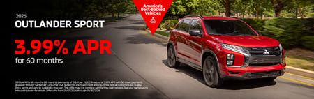 New 2026 Mitsubishi Outlander Sport Finance Special
