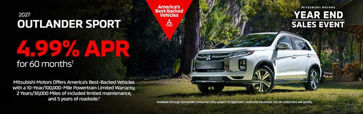New 2027 Mitsubishi Outlander Sport Finance Special 4.99% APR Special