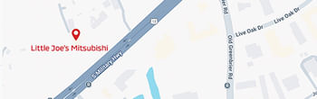 map of Little Joe's Mitsubishi