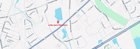 map of Little Joe's Mitsubishi