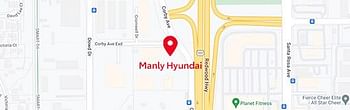 map of Manly Hyundai