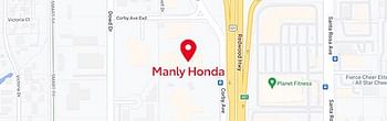 map of Manly Honda