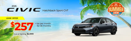 Civic Hatchback Lease Special