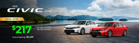 2026 Civic Lease Special
