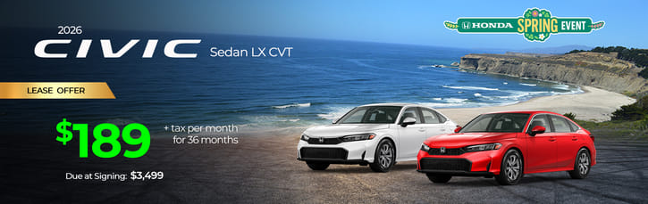 2026 Civic Lease Special