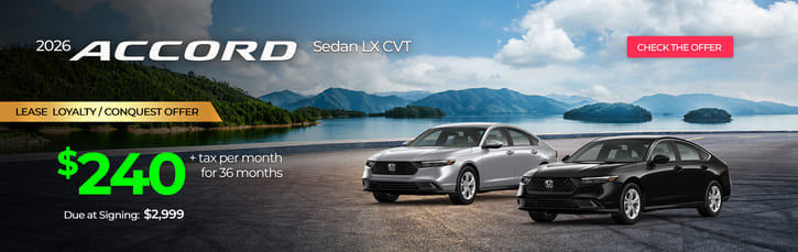 Accord Lease Special 