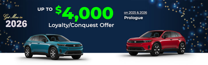 up to $4,000 Honda Loyalty/Conquest Offer