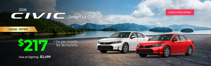 2026 Civic Lease Special