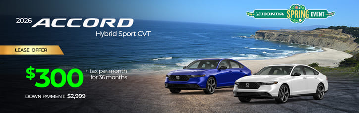2026 Accord Hybrid Lease