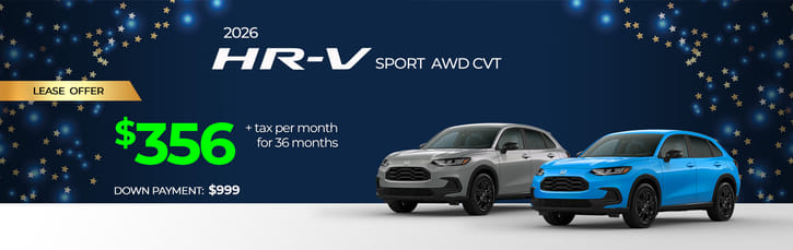 2026 HR-V Lease Offer
