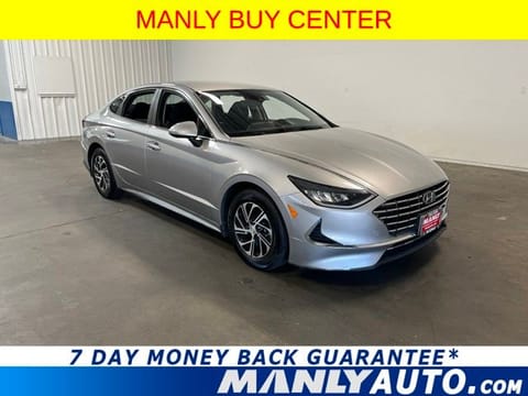 1 image of 2021 Hyundai Sonata Hybrid Blue