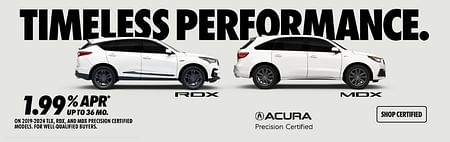 1.99% APR on Acura Certified