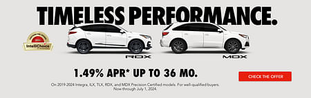 1.49% APR on Acura Certified