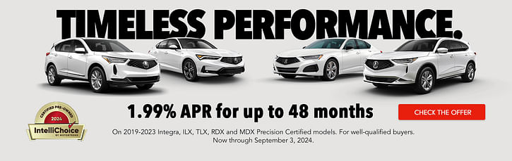 1.99% APR on Acura Certified