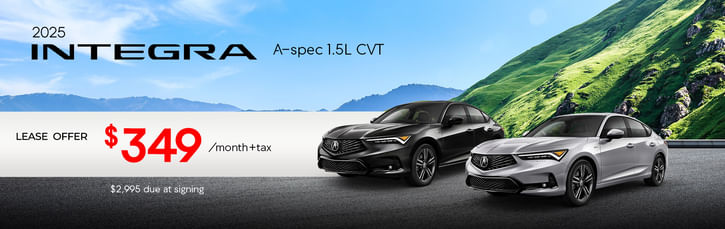 2025 Integra Lease Special $349