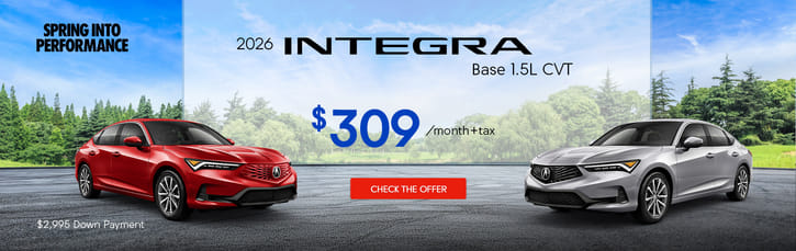 2026 Integra Lease Special 