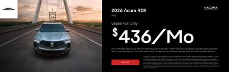 Lease 2026 Acura RDX Base $436